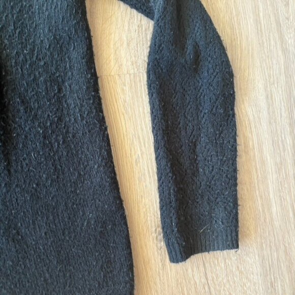 ** Kuhl merino wool blend sweater Black fuzzy Small - Picture 4 of 9